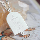 Gemini Zodiac Necklace - Silver