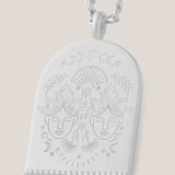 Gemini Zodiac Necklace - Silver