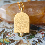 Gemini Zodiac Necklace - Gold