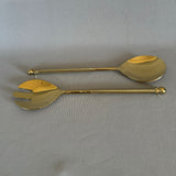 Brass Set of 2 Salad Servers