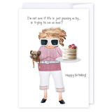 Life Running You Over - Card