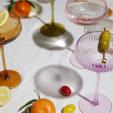 The Lou Coupe Glass - Set of 2 / Lilac