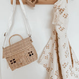 Organic Hooded Towel with Tassel Daisy