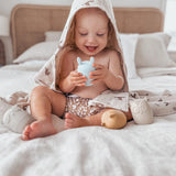 Organic Hooded Towel with Tassel Woodlands