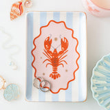 Pastel Lobster Trinket Dish