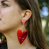 Heart Drops - Earrings