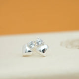 You Are Loved Studs - Silver