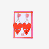 Heart Drops - Earrings