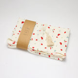 Organic Hooded Towel with Tassel - Sweet Pickings