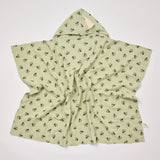 Organic Hooded Towel with Tassel Meadow