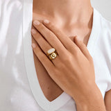 Prism Rings 2- In-1 Set - Gold Plated