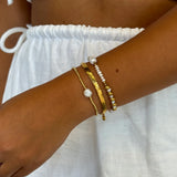 Tile Bracelet - Gold