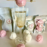Glitter Drink Bombs - Pink - Pk 6