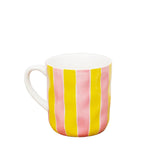 Mug - Pink & Yellow Stripe