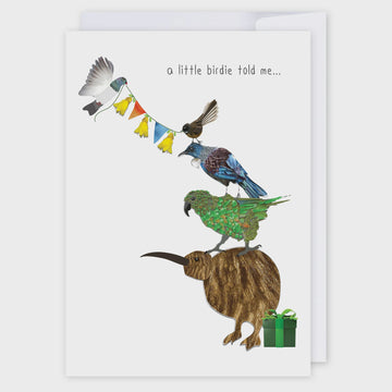 A Little Birdie Told Me - Card