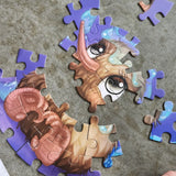 Puzzle - Glowworm Glitter Critter - Round