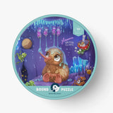 Puzzle - Glowworm Glitter Critter - Round