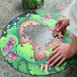 Puzzle - Kiwi Chick Nap - Round