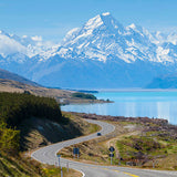 Mt Cook lake Pukakai - Black Box Frame