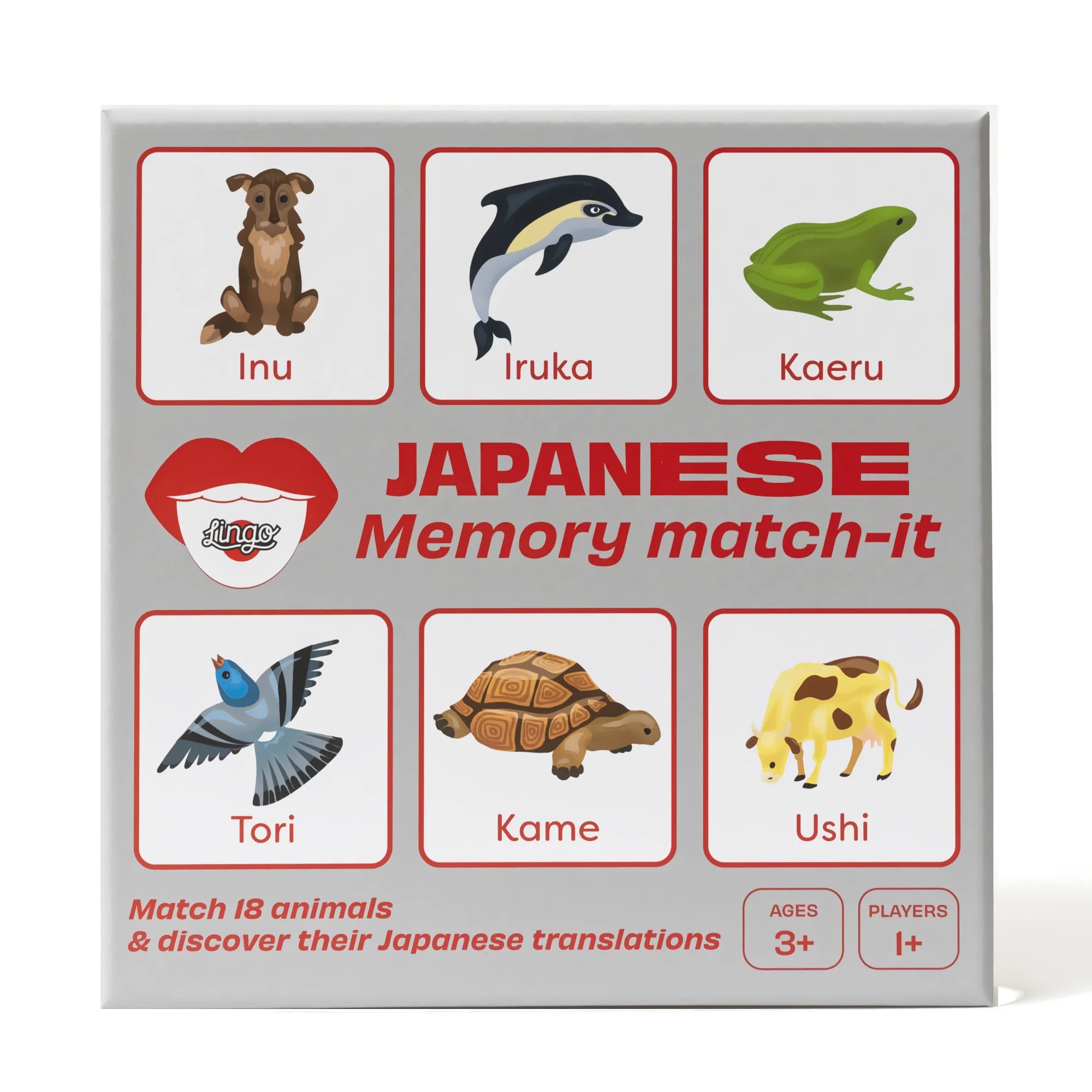 Lingo Animals Memory Match-It Game