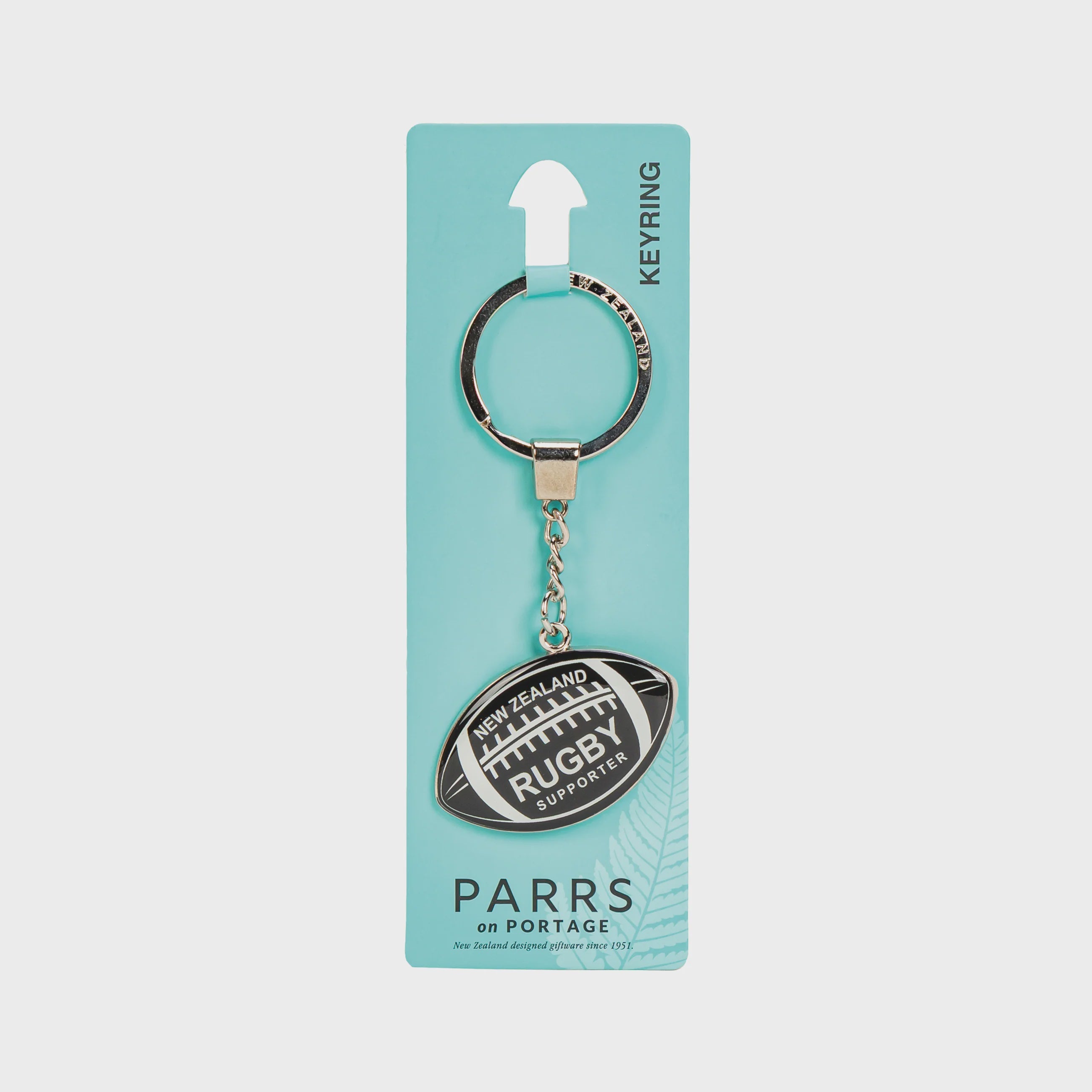 Key Ring Rugby Ball Rugby Ball NZ - Keyring – Brandland