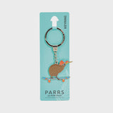 Kiwi On Skateboard - Keyring