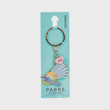 Fantail with Flowers - Keyring