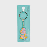 Coloured Tiki - Keyring