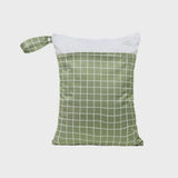 Large Wet Bag - Khaki Gingham
