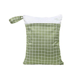 Large Wet Bag - Khaki Gingham