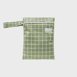 Medium Wet bag - Khaki Gingham