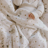 Organic Muslin Swaddle - Daisy