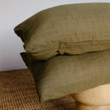 Organic Pillowcase - Olive