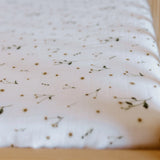 Organic Fitted Cot Sheet - Daisy