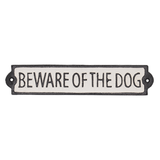 Cast Iron Sign 'Beware of the Dog'