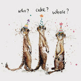 Three Meerkats - Card