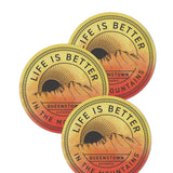 Life is Better Sticker - Sunset