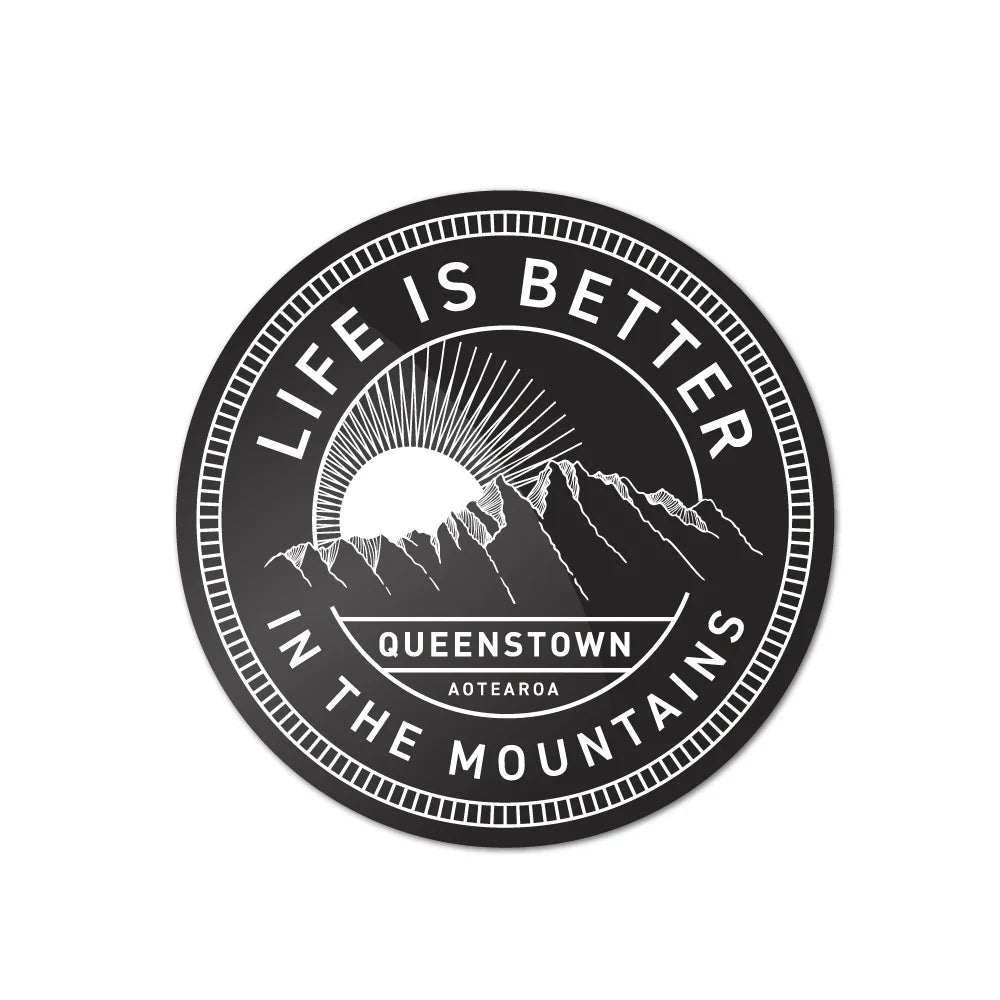 Life is Better Sticker - Black – Brandland