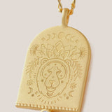 Leo Zodiac Necklace - Gold
