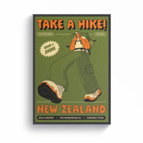 Life is Better - Hiker Dude A3 Poster