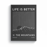 Life is Better - Remarkables Poster A3