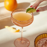 The Lou Coupe Glass - Set of 2 / Blush