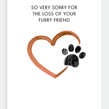 Furry Friend Sympathy - Card