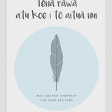 Tena Rawa - Sympathy Card