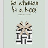 Ra Whanau - Card