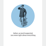 Retro - Father Card