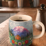 Stoneware Mug - Cup Of Cozy Mountain