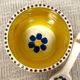 Mug Blue Flower Hazel With Spoon