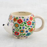 Folk Mug - Floral Hedgehog