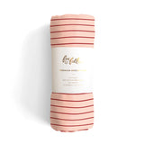 Strawberry Stripe Muslin Wrap Swaddle
